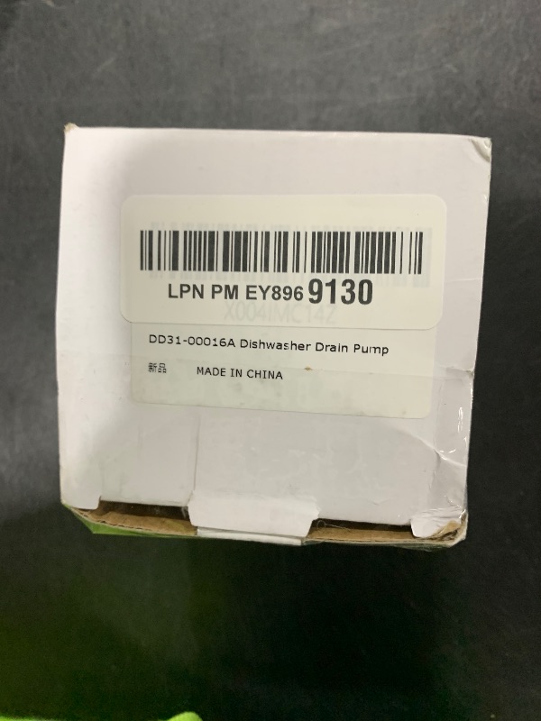 Photo 1 of Upgraded DD31-00016A Dishwasher Drain Pump Motor, Compatible with Samsung Dishwashers, Fits DW80 & More Models, Replaces AP5917178, PS606350, EAP9606350, 4000925, 113121 – Drain Pump Replacement