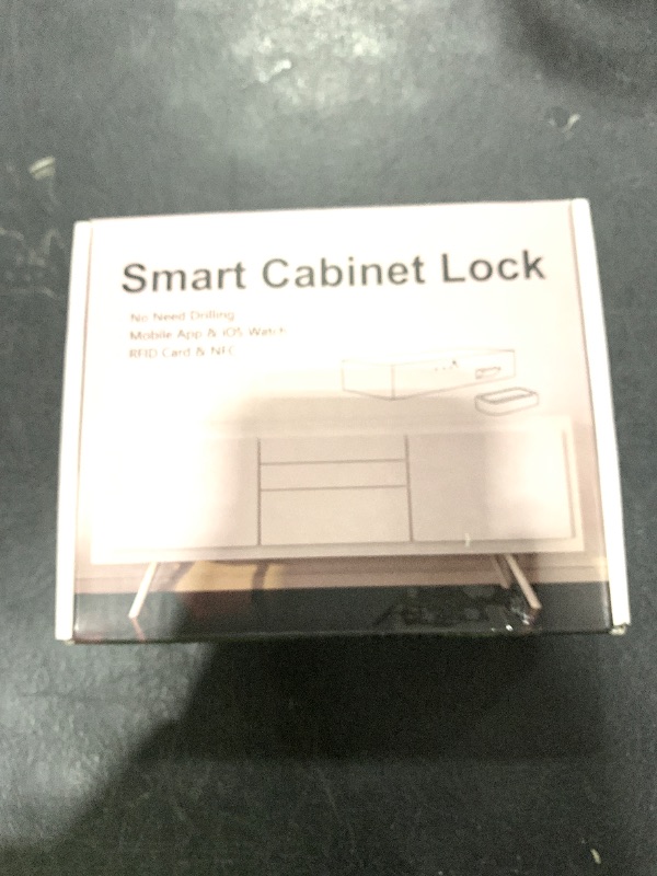 Photo 1 of Smart Cabinet Lock, Anweller Hidden No Drill Adhesive Magnetic Baby Proofing Child Proof Drawer Locks, Keyless RFID Bluetooth Cabinet Locks for Adults File Kitchen Cupboard Closet Liquor - Black