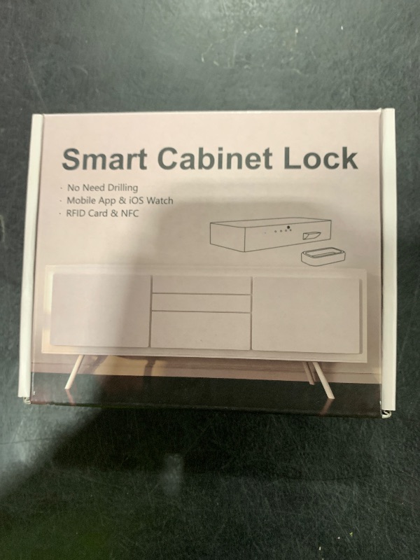 Photo 1 of Smart Cabinet Lock, Anweller Hidden No Drill Adhesive Magnetic Baby Proofing Child Proof Drawer Locks, Keyless RFID Bluetooth Cabinet Locks for Adults File Kitchen Cupboard Closet Liquor - Black
