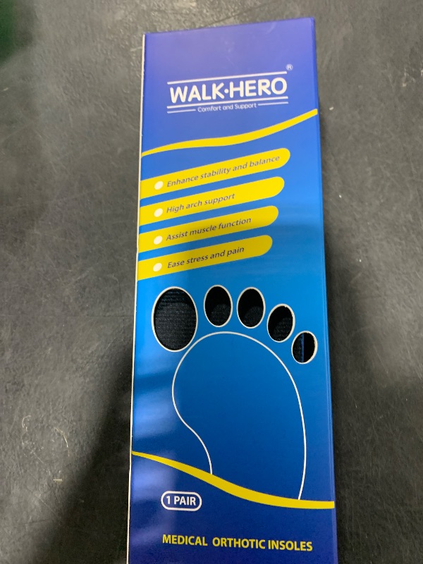 Photo 1 of Plantar Fasciitis Insoles for Men Women - Orthotics Inserts, Shoe Insoles Arch Support Flat Feet Inserts Work Boot Insoles for Standing All Day (Mens 7-7 1/2 | Womens 9-9 1/2)