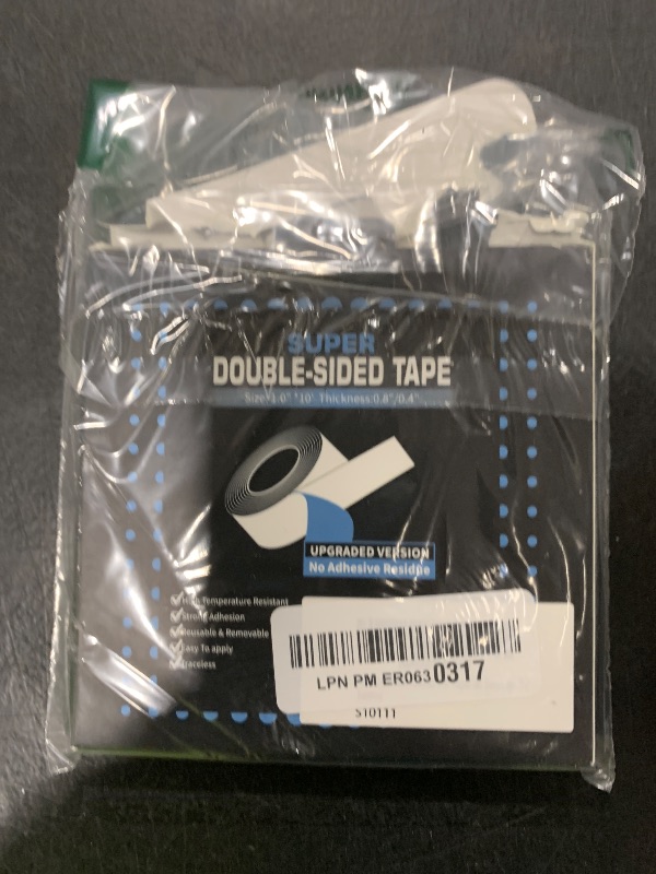 Photo 1 of Art3d Double-Sided Mounting Tape (10FT), Multipurpose Removable Adhesive Foam Tape, Transparent, Household