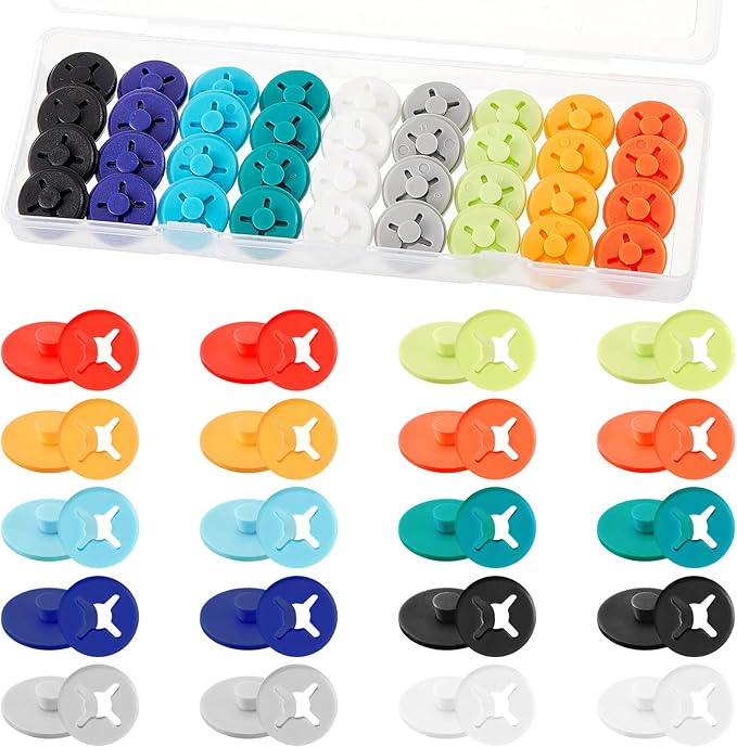 Photo 1 of Juexica Running Bib Clips Race Number Buckle Fixing System Triathlon Race Bib Holder Marathon Fastener Holder for Field Event
