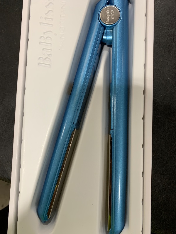 Photo 1 of BaBylissPRO Nano Titanium Flat Iron Hair Straightener, 1" Digital Hair Straightener Iron for Professional Salon Results and All Hair Types