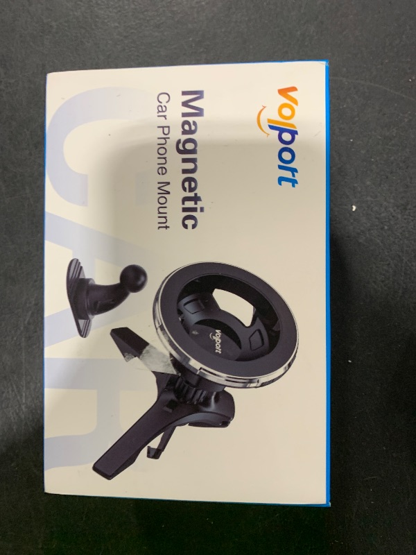 Photo 1 of volport for Magsafe Car Mount [Air Vent & Dashboard]: Magnetic Phone Holder for Round/Horizontal/Vertical Vent, Strong Magnet for iPhone 16 15 14 13 12 Pro Max Plus Samsung S24 Ultra Cell Phone Case