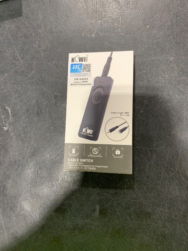 Photo 1 of Kiwifotos Remote Control Shutter Release Cord for Sony A6000 A6100 A6600 A6500 A6400 A6300 A7IV A7III A7II A7 A7R V IV A7R III II A7S III II A1 II A9 II III ZV-1 RX100 VII VI VA V III RX10 IV & More