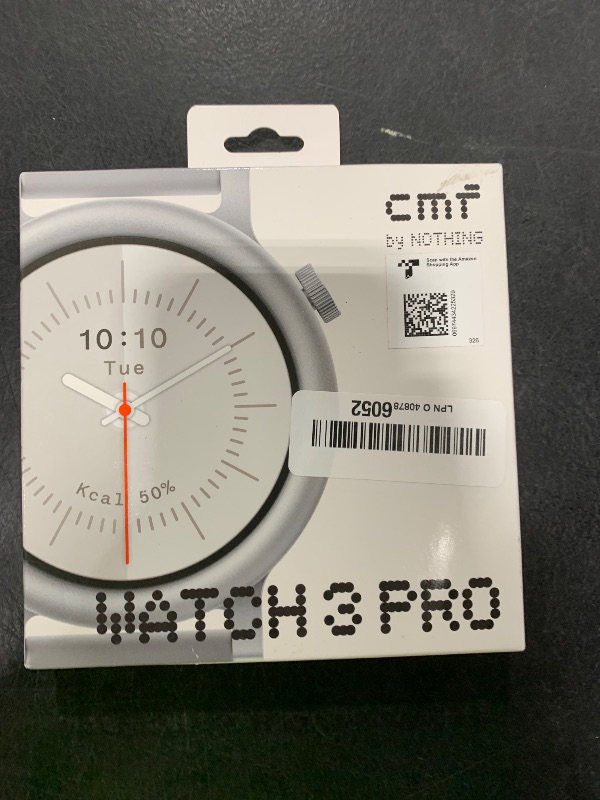 Photo 1 of CMF Watch 3 Pro Smart Watch for Men Women, Bluetooth Call AI Smartwatch with Energy Score, Heart Rate Tracking, Sleep Monitor, GPS & 130+ Sport Modes, Fitness Tracker for Android iOS, IP68 Ash Grey