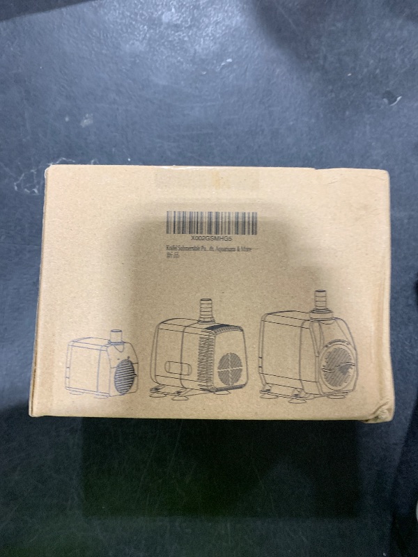 Photo 1 of Knifel Submersible Pump 150GPH (550 L/H 9.5W) Ultra Quiet with Over Heating Protection 4ft High Lift for Fountains, Hydroponics, Ponds, Aquariums & More
