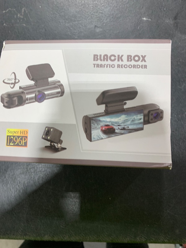 Photo 1 of Dash Camera Front and Inside, 3.16inch Dash Cam 1080P, G Sensor HD Night Vision Loop Recording Wide Angle Car DVR (Front and Inside)