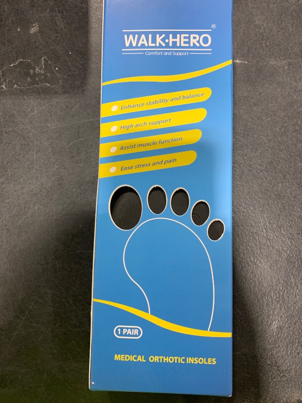 Photo 1 of Plantar Fasciitis Insoles for Men Women - Orthotics Inserts, Shoe Insoles Arch Support Flat Feet Inserts Work Boot Insoles for Standing All Day (Mens 7-7 1/2 | Womens 9-9 1/2)