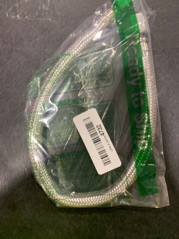 Photo 1 of 1 Piece Stainless Steel Air Compressor Hose, 500 Mm Long Stainless Steel Metal Braided Hose, Bell Mouth, Suitable for Air Compressors (Nut Size 19mm, Thread Pitch 3/4-16)