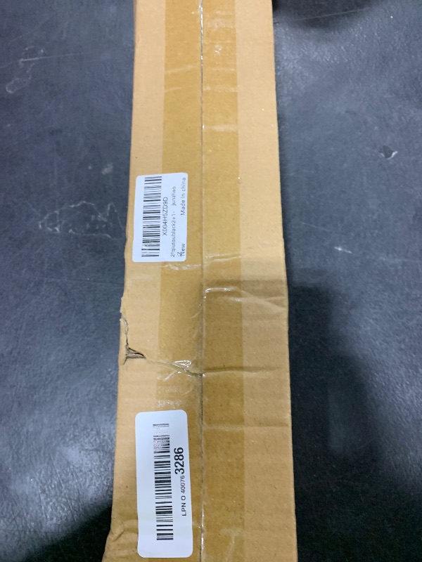 Photo 1 of SMODBRODRE 2 Pack Curtain Rods for Window 32 and 48, Black 5/8 inch Splicing Single Window Curtain Rod Set with Brackets