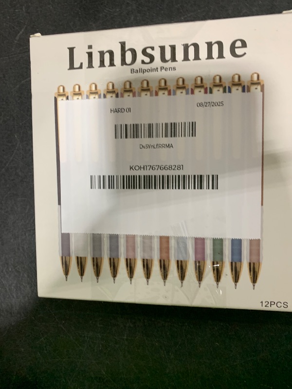 Photo 1 of Linbsunne Ballpoint Pens Black Medium Point 1mm Pen with Super Soft Grip Ball Point Pen for Men Women Retractable Pens
