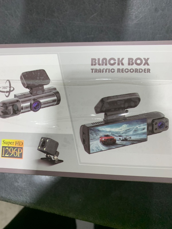 Photo 1 of Dash Camera Front and Inside, 3.16inch Dash Cam 1080P, G Sensor HD Night Vision Loop Recording Wide Angle Car DVR (Front and Inside)