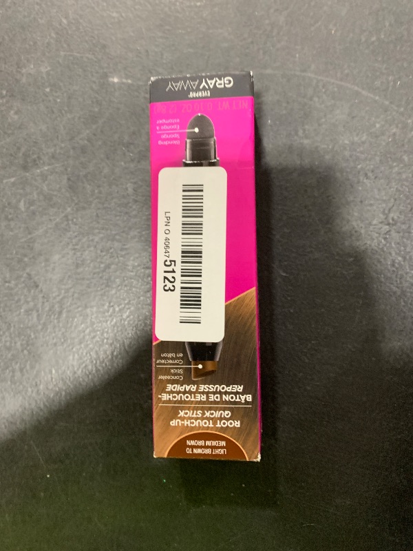 Photo 1 of EVERPRO Gray Away Root Touchup Quick Stick, Light Brown, 0.1 Oz
