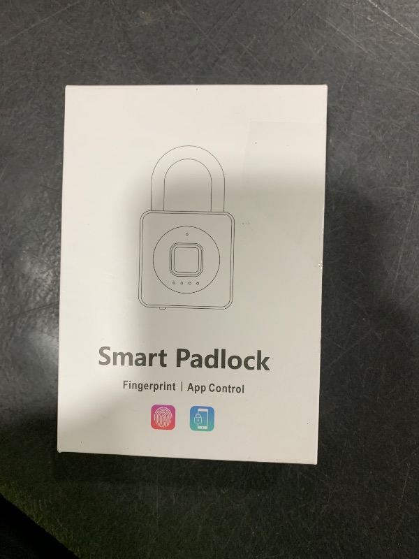 Photo 1 of eLinkSmart Fingerprint Gym Locker Lock, Keyless Biometric Padlock, Weatherproof Electronic Digital Bluetooth App Smart Combo Pad Lock for Outdoor Fence Gate School Locker Storage Pool Shed - Black