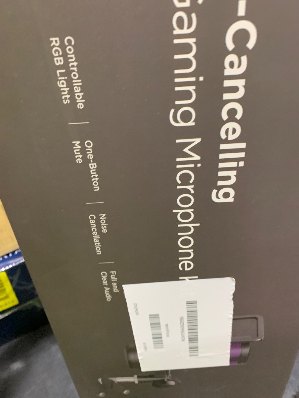 Photo 1 of InnoGear Gaming USB Microphone, Noise Cancellation Condenser Mic with Mute, Gain, RGB Indicator, Boom Arm Stand for Streaming, Podcast, Twitch, YouTube, Discord, PC, Computer, PS4, PS5, Mac, Black