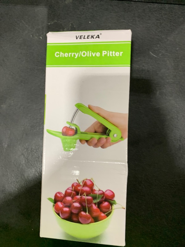 Photo 1 of Cherry Pitter, Heavy-Duty Stainless Steel Cherry Olive Pitter Tool, Easy Press Cherry Pit Remover for Cherry Jam Pie, Effortless to Use & Clean