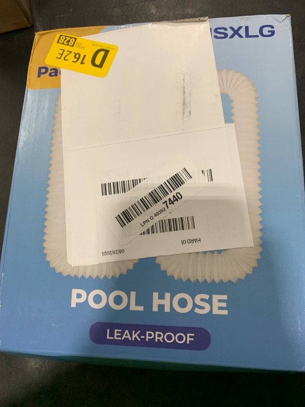 Photo 1 of Pool Hoses for Above Ground Pools, 1.25 x 51 Inch Hose for Filter Pump, Compatible with Filter Pump 607, 637 (4 Hoses + 8 Metal Clamps)