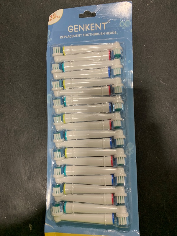 Photo 1 of Replacement Toothbrush Heads Compatible with Oral-B Braun, 20 Pcs Professional Electric Toothbrush Brush Heads for Oral B Replacement Head Refill Pro 500/1000/1500/3000/3757/5000/7000/7500/8000