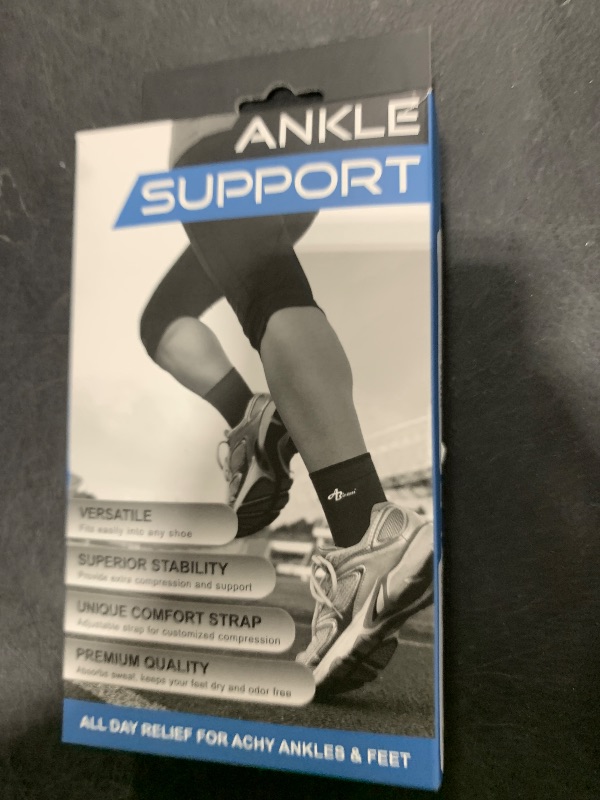 Photo 1 of ABIRAM Ankle Brace for Women & Men, Ankle Compression Sleeve, Foot Sleeve with Wrap, Ankle Support, Foot Brace for Sprained Foot & Arch, Plantar Fasciitis Relief Socks, Achilles Tendonitis, Sports