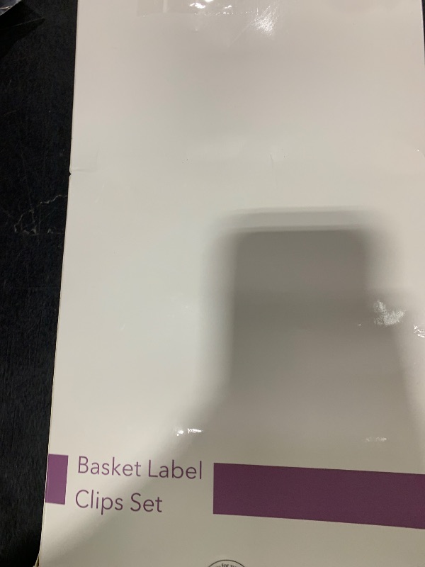 Photo 1 of Mr. Pen- Basket Labels Clip On Set, 32 pcs, 30 Removable Bin Labels Clip On with 2 Chalk Markers, Back to School Supplies