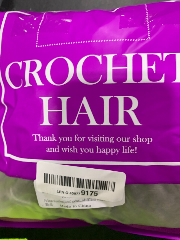 Photo 1 of Fulcrum Goddess Locs Crochet Hair 12 Inch, 8 Packs New Faux Locs Crochet Hair for Black Women, Crochet locs with Curly Ends (12Inch (Pack of 8), T27#)