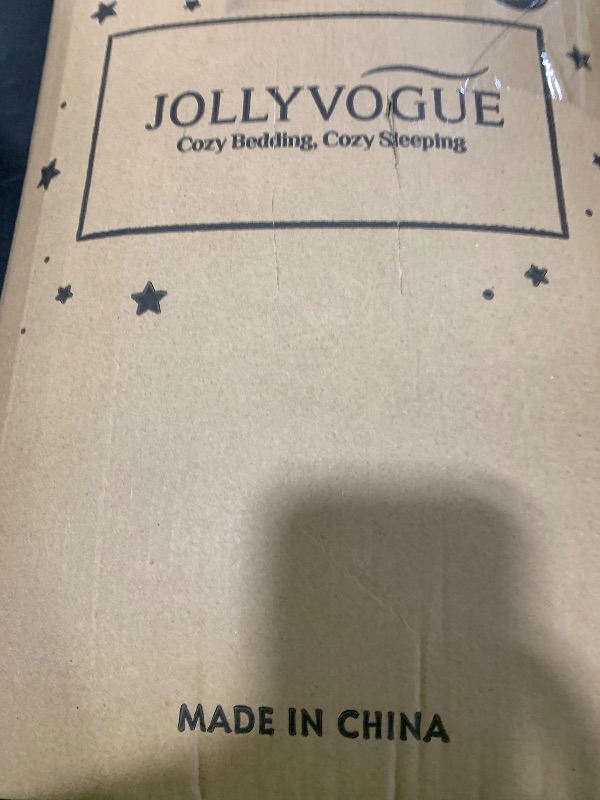 Photo 1 of JOLLYVOGUE Cal King Comforter Set 7 Pieces - Cal King Size Comforter Sets for All Season, Pintuck Bedding Comforter Sets with Comforter, Flat Sheet, Fitted Sheet and Pillowcases & Shams