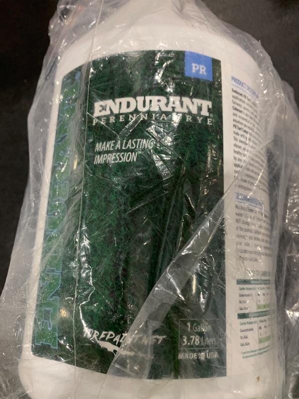 Photo 1 of Endurant Turf Colorants - Perennial Rye Spray Green Grass Paint for Lawns - Revives Dry, Patchy Yards - Light Grass Hue - Easy to Use, Concentrated Turf Grass Dye - Covers Approx 10,000 Sq Ft - 1 Gal