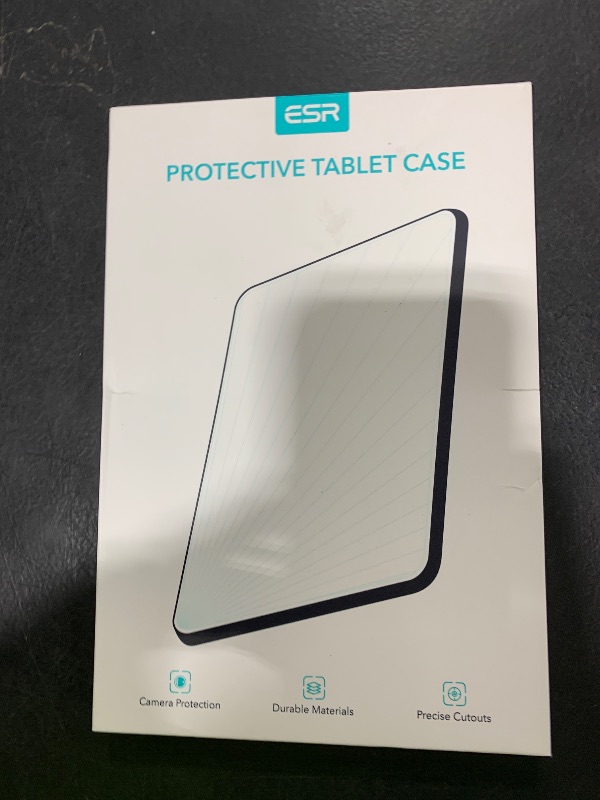 Photo 1 of ESR for iPad Mini 7 A17 Pro Case, iPad Mini 7th/6th Generation Case (2024/2021), Slim and Light, Shock and Drop Protection, Yellowing Resistant, Supports Pencil Pro & Pencil (USB-C), Black Clear
