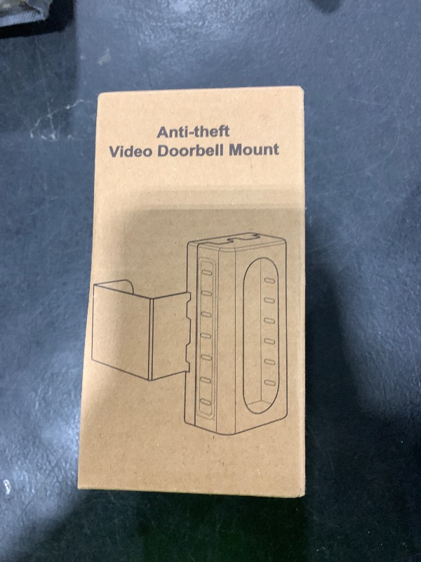 Photo 1 of QIBOX Anti-Theft Video Doorbell Mount Compatible with Ring/Blink Wireless Video Doorbell 4/3/3 Plus/2/1/(2020 Release), Adjustable No-Drill Mounting Bracket Wedge Adapter Holder Accessories