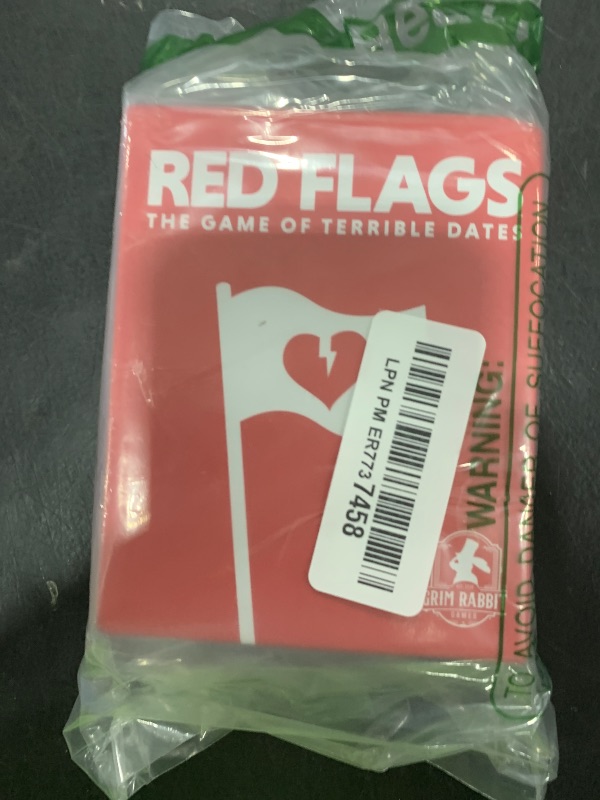 Photo 1 of Red Flags: The Game of Terrible Dates | Funny Card Game/Party Game for Adults, 3-10 Players | by Jack Dire, Creator of Superfight