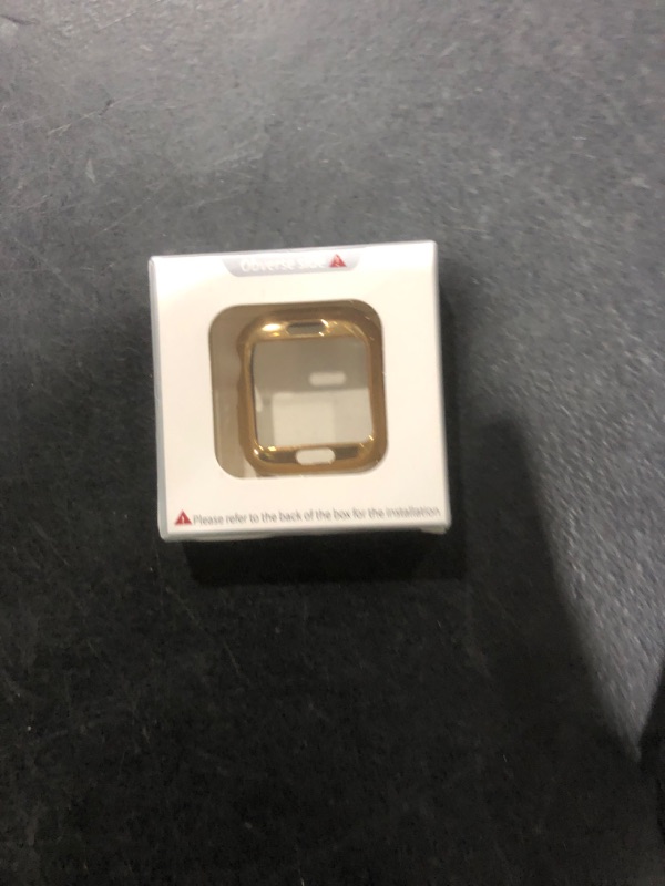 Photo 1 of top4cus 40mm Cover Environmental Soft Flexible TPU Anti-Scratch Lightweight Protective 40mm Iwatch Case Compatible with Apple Watch Series 7 Series 6/SE/5/4 Series 3/2/1 - Gold