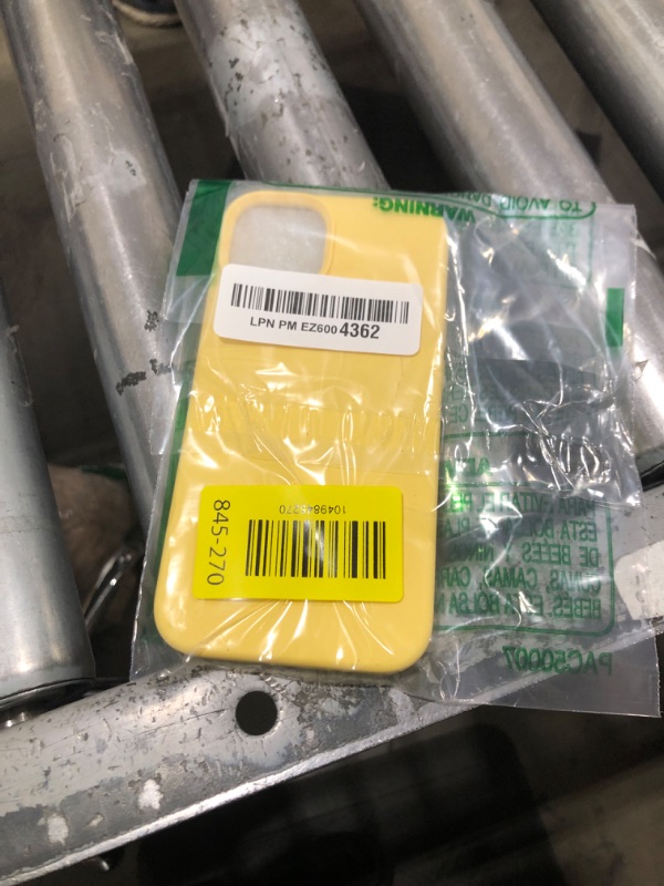 Photo 1 of GUAGUA Compatible with iPhone 13 Case 6.1 Inch Liquid Silicone Soft Gel Rubber Slim Thin Microfiber Lining Cushion Texture Cover Shockproof Protective Phone Case for iPhone 13, Yellow