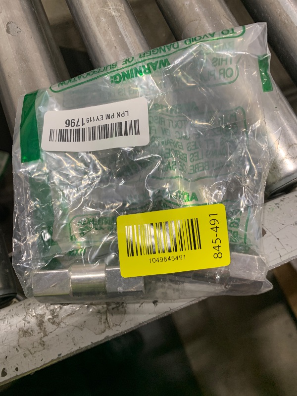 Photo 1 of Boltigen Stainless Steel 304 3/8" NPT Spring Check Valve, 1000 PSI, -20C to 200C, Inline Poppet Check Valve for Horizontal, Vertical Installation