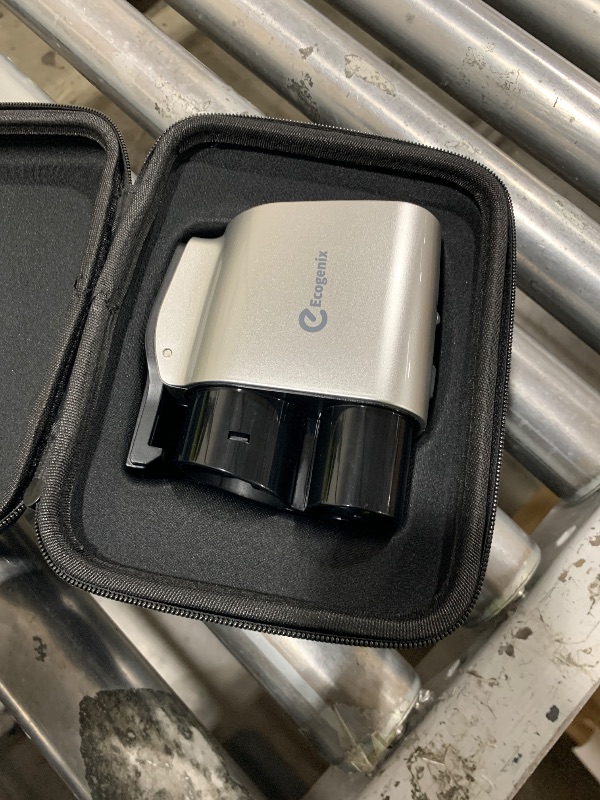Photo 1 of Ecogenix Tesla Supercharger to CCS1 Charger Adapter, Max 500A 1000V NACS to CCS EV Fast Charge Adapter Compatible with Tesla Supercharger - for Ford, Rivian, GM, Volvo, Nissan, MB, EVs Only(Sliver)