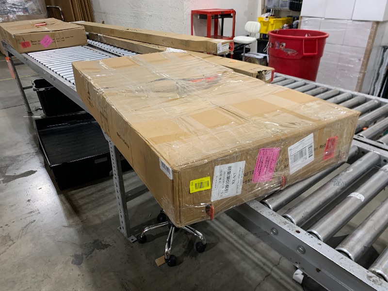 Photo 1 of LEADALLWAY Scaffolding Platform 4 Foot High Mobile Baker Scaffolding 770 LBS Capacity with Locking Wheels and Tool Bag, Red