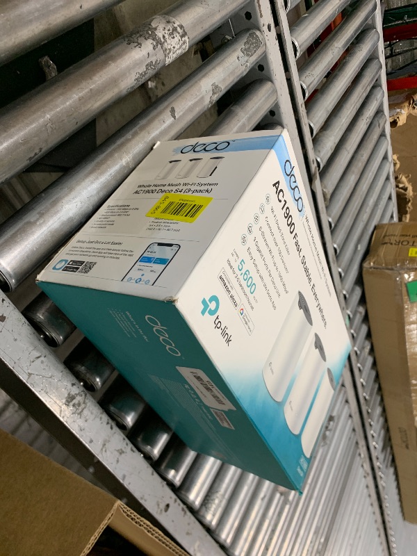 Photo 1 of TP-Link Deco S4 Mesh AC1900 WiFi System - Up to 5,500 Sq.ft. Coverage, Replaces WiFi Router and Extender, Gigabit Ports, Works with Alexa, Deco S4(3-Pack)