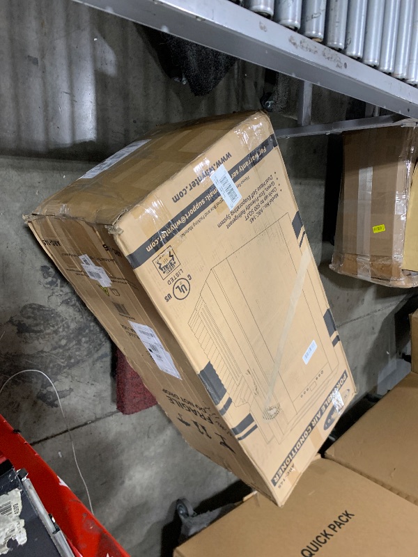 Photo 1 of Whynter Portable Air Conditioner 14,000 BTU with Dual Hose Dehumidifier & Cooling Fan for 500 Sq Ft Rooms, Includes AC Unit Window Kit, ARC-14S (9,500 SACC)