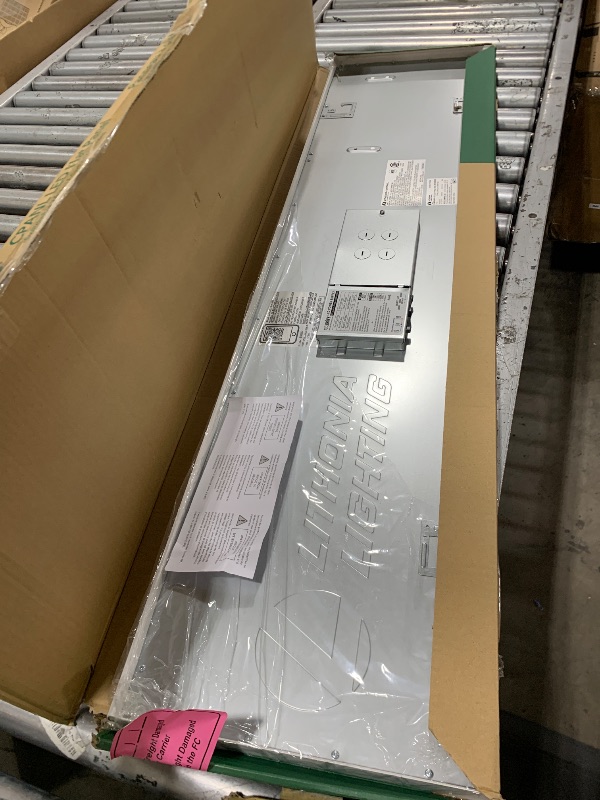 Photo 1 of Lithonia Lighting CPANL 1x4 LED Flat Panel Light, 1 Ft. x 4 Ft. LED Light Panel, Ceiling Lighting Fixture, 2400/3300/4400 Adjustable Lumens, 3500K/4000K/5000K Switchable CCT, White