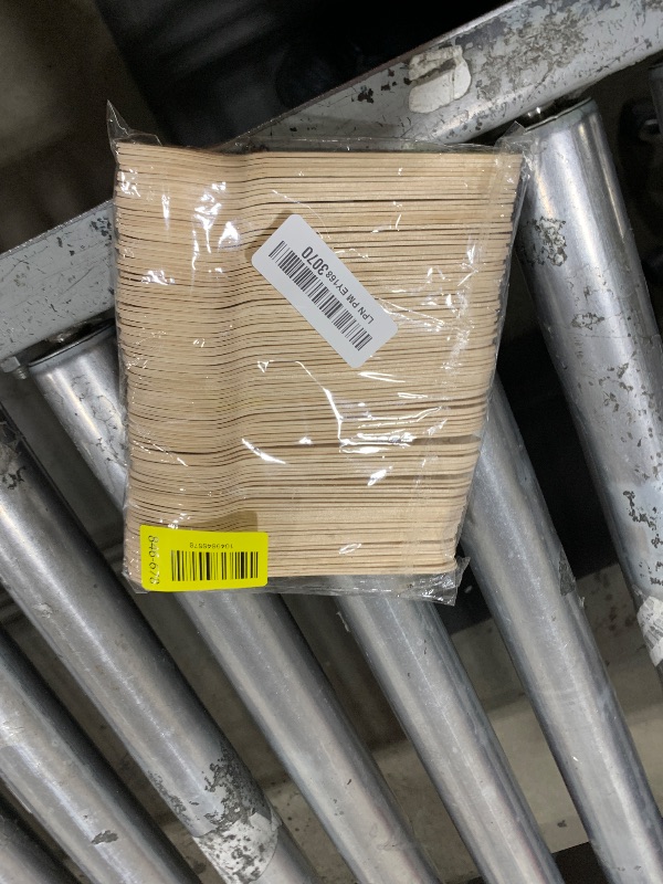 Photo 1 of Disposable Wooden Cutlery Spoons - 100 Pack Wooden Spoons Disposable,Biodegradable and Earth Friendly, 6.3 Inch Length