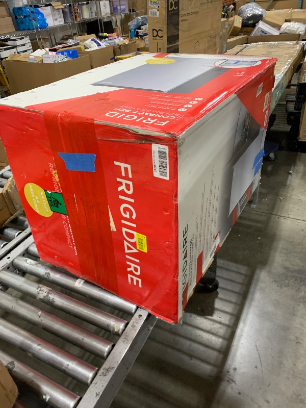 Photo 1 of FRIGIDAIRE Compact Fridge, 4.5 Cubic Feet, Stainless Steel