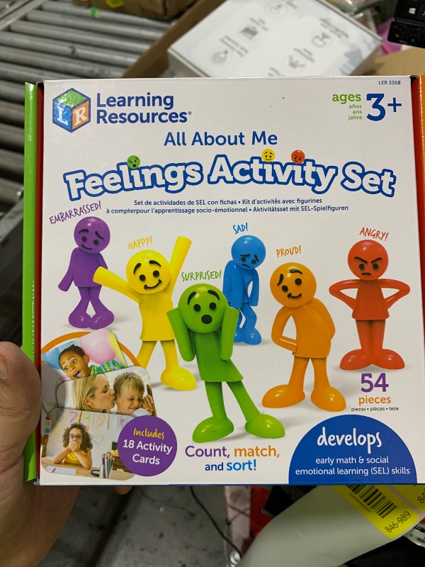 Photo 1 of Learning Resources All About Me Feelings Activity Set - Emotional Regulation Tools for Kids, Preschool Classroom Must Haves, Social Skills Activities, People Figurines, Toddler Emotions Gifts