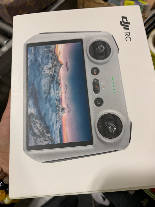 Photo 1 of DJI RC, Remote Controller with Lightweight Body, FHD Screen, 4hr Battery, Precision Control Sticks, O3+ Transmission