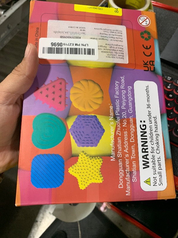 Photo 1 of LESONG Sensory Toys Kids Toddlers-Social Emotional Feelings Toys Special Needs, Texture Shapes Learning Toy Preschool Fidget Classroom Must Haves, Calm Down Tools Autistic Children, Stocking Stuffers