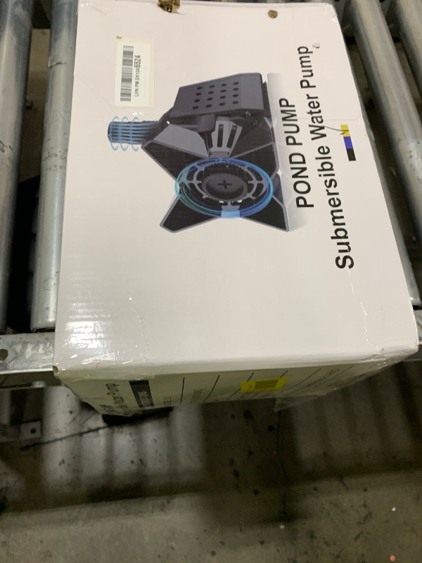 Photo 1 of QIOMALA Pond Pump, 3500 GPH 200 W Submersible Water Pump with 33 FT Power Cord & 2 Hose Adapters, 20 FT Lift Height for Ponds, Fountains, Waterfalls, Energy-Efficient, Quiet Operation