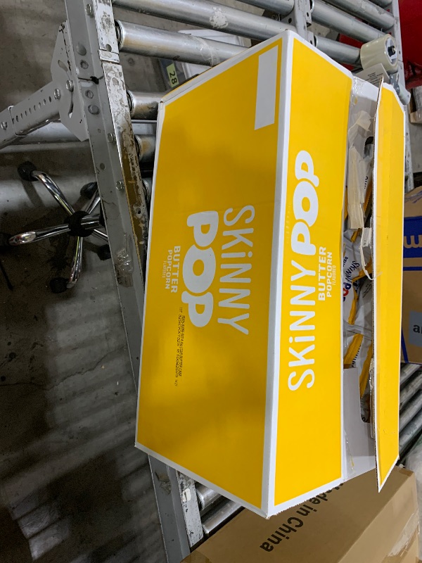 Photo 1 of SkinnyPop Popcorn, Butter, Made with Real Butter, Whole Grain Snack, 4.4oz Bags (12ct)