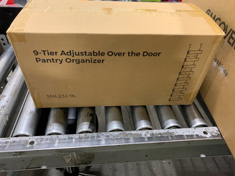 Photo 1 of 9-TIER ADJUSTABLE OVER THE DOOR PANTRY ORGANIZER 