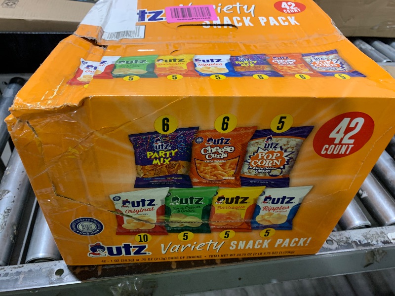 Photo 1 of Utz Snack Pack Variety Pack 1 Oz 42 Count
