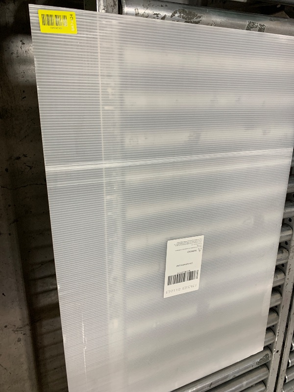 Photo 1 of Falken Design COR-NAT-4MM/2436 Coroplast Sign Board, Corrugated Fluted Plastic Sheet 4mm (0.157") 24" x 36" - Natural, Plastic