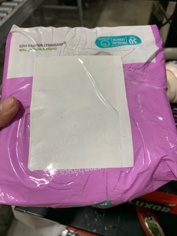 Photo 1 of Amazon Basics Women's Incontinence Pads, Bladder Control & Postpartum, Light Absorbency, Unscented, 30 Count, (1 Pack of 30)